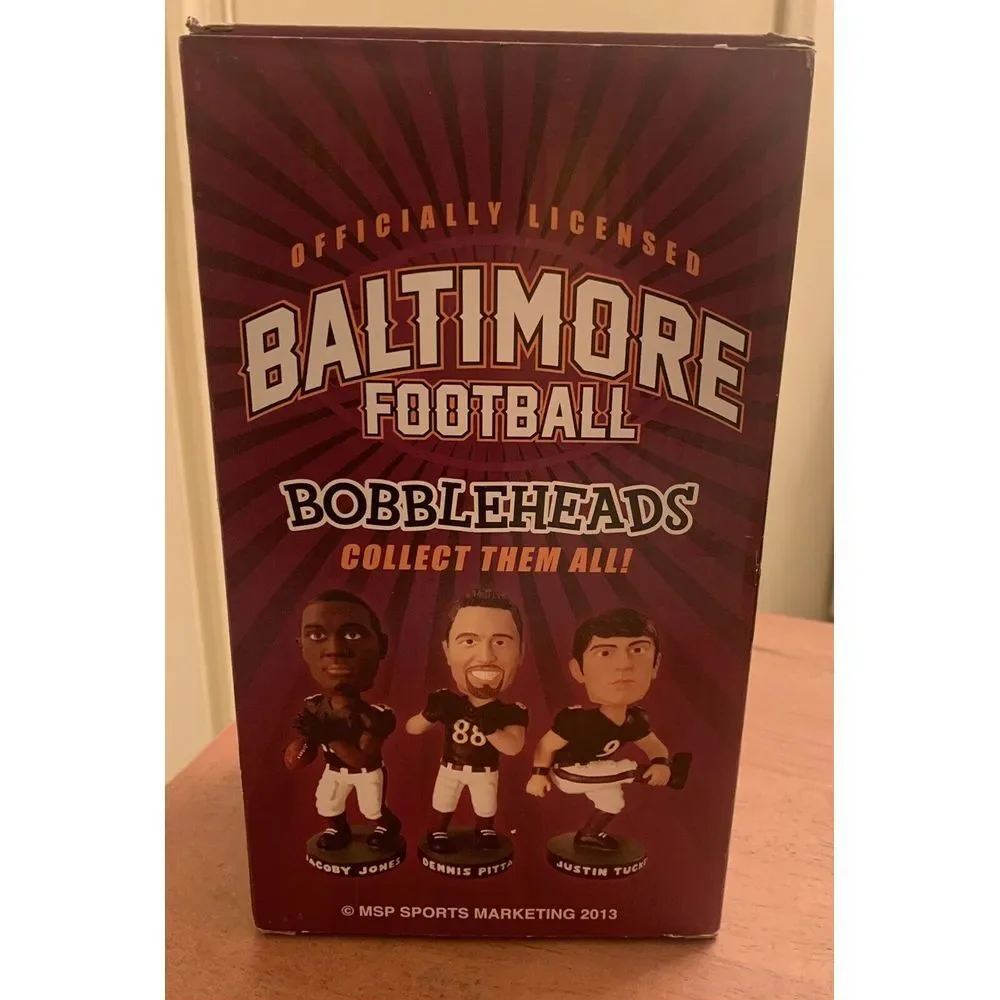 Dennis Pitta‎ #88 Baltimore Ravens NFL Vintage Bobblehead 2015, NIB